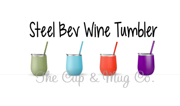 SALE!!!! Wine Tumbler - 12 Oz Steel Wine Tumbler, Swig Inspired Wine C