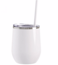SALE!!!! Sublimation Wine Tumbler - 12 oz Stainless Sublimation Ready Wine Tumbler
