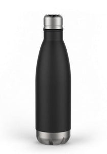 Matte Black 17 Oz Stainless Water Bottle