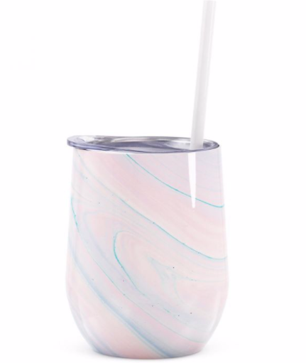 Oak 12 oz. Insulated Wine Glass — Dom Chi Designs