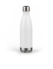 White 17 Oz Stainless Water Bottle